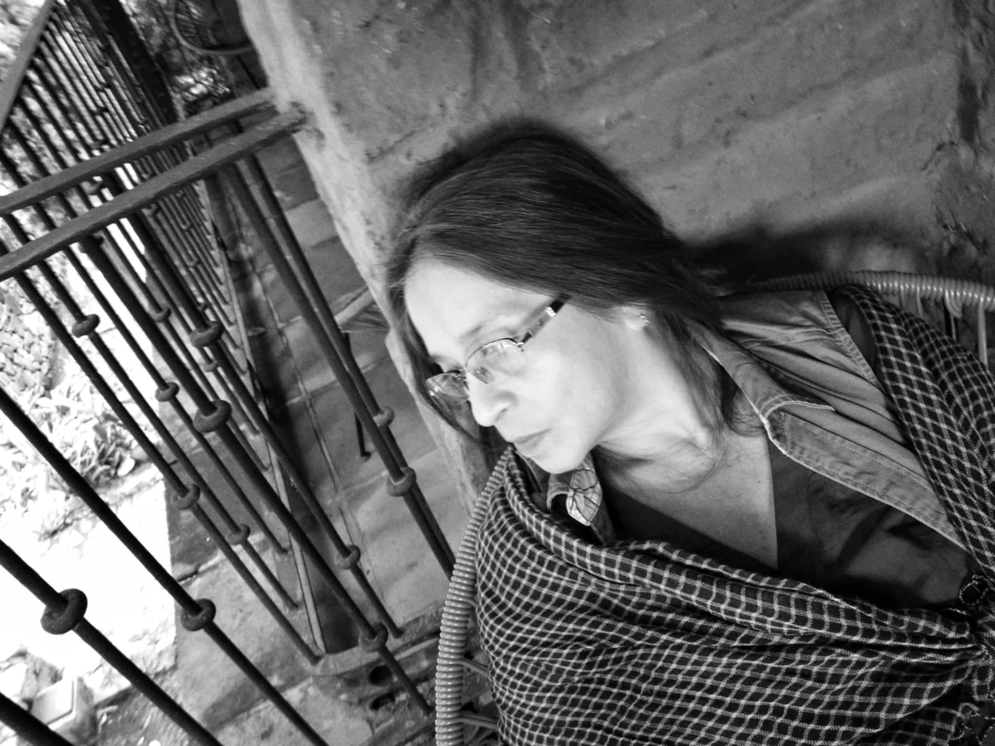 Retrato de Alma Vitalis durante una actividad cultural.